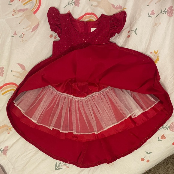 2T red sparkle dress - Picture 3 of 6